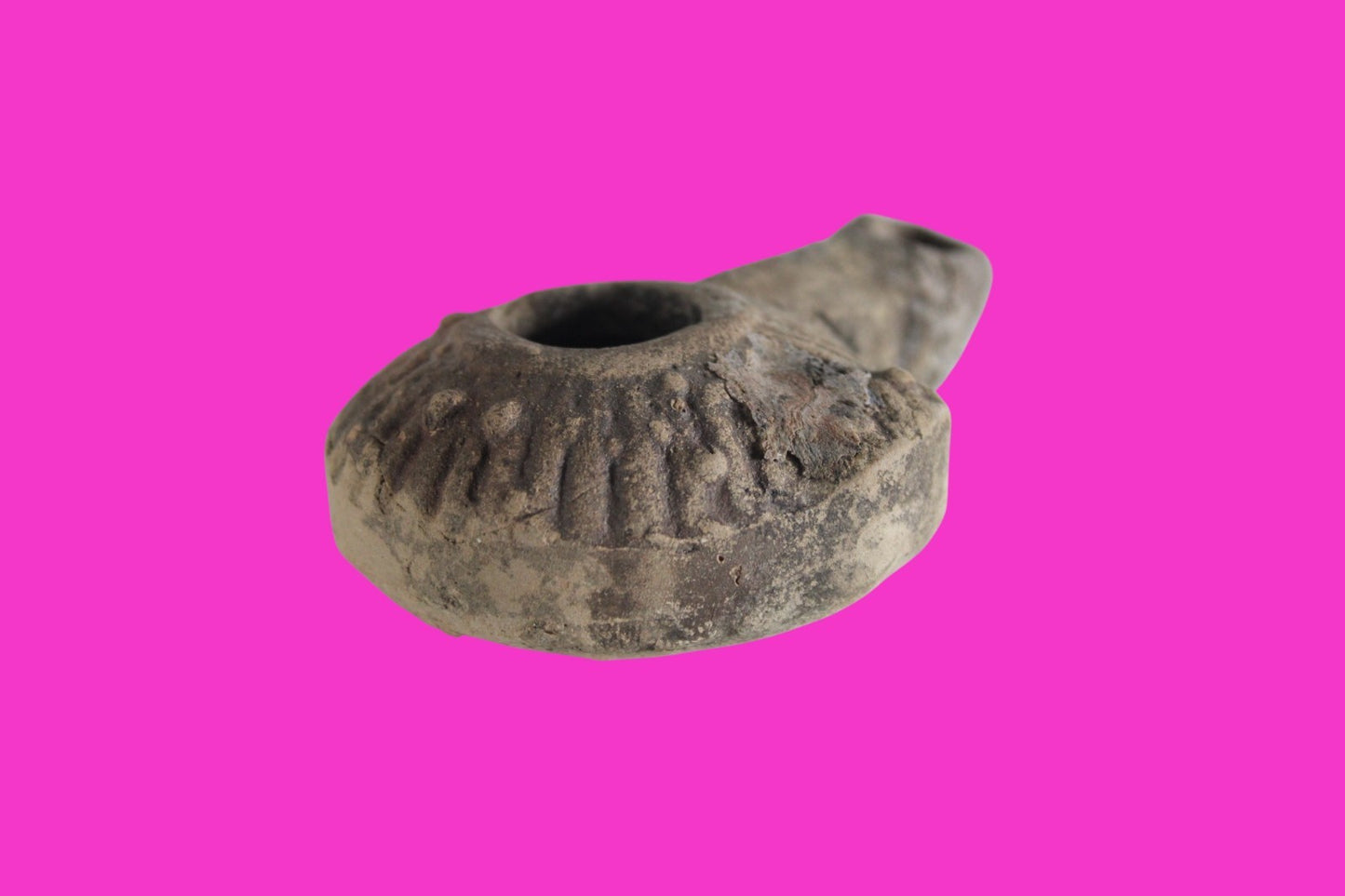 Holy Land Oil Lamp Ancient Artifact Alexander the Great Era 332-63 BC COA 228