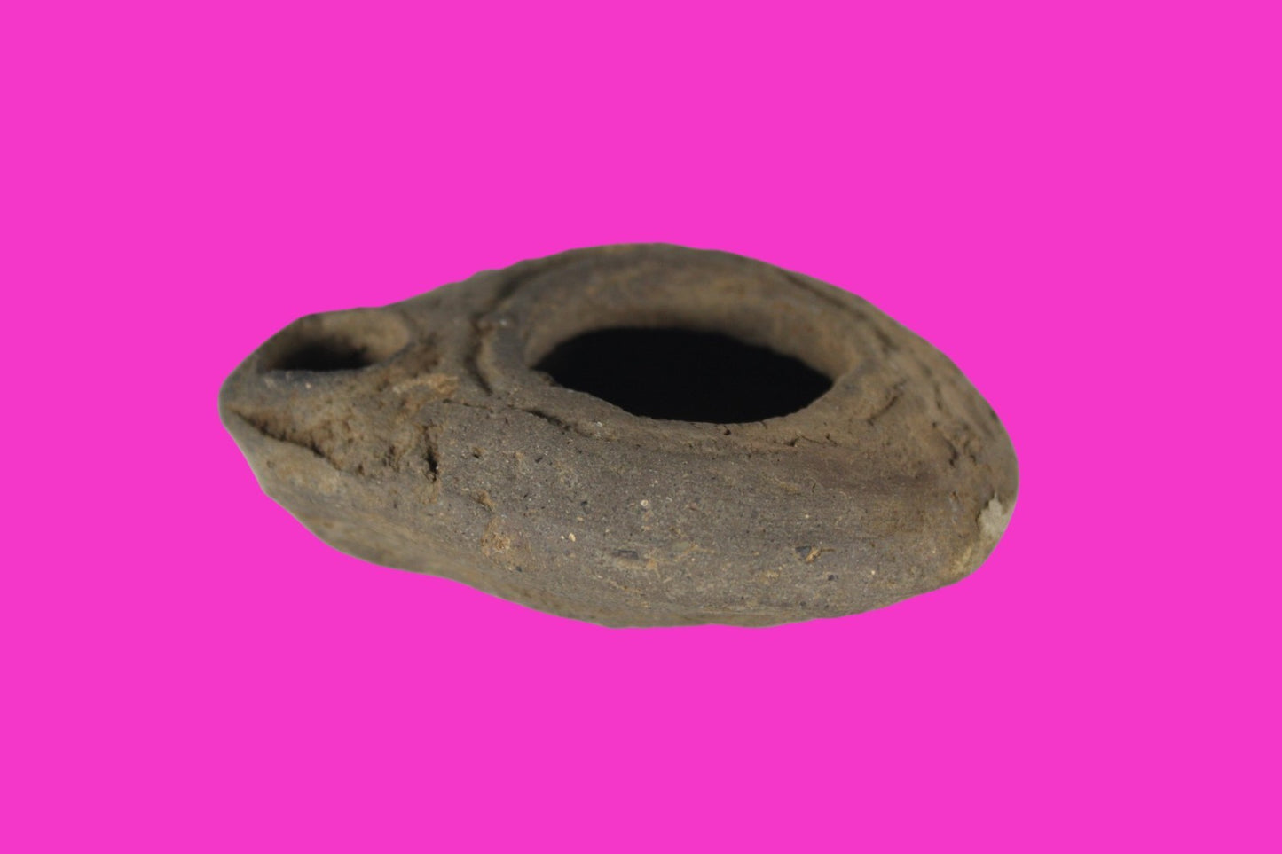 Holy Land Oil Lamp Ancient Artifact Time of Jesus & Apostles 63BC-323AD COA 147