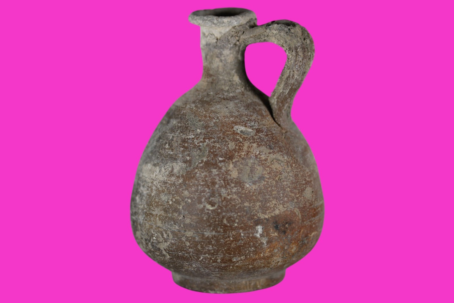 Time of Jesus Christ Holy Land Artifact Herodian Oil Jug 37 BC to 73 AD COA Z12