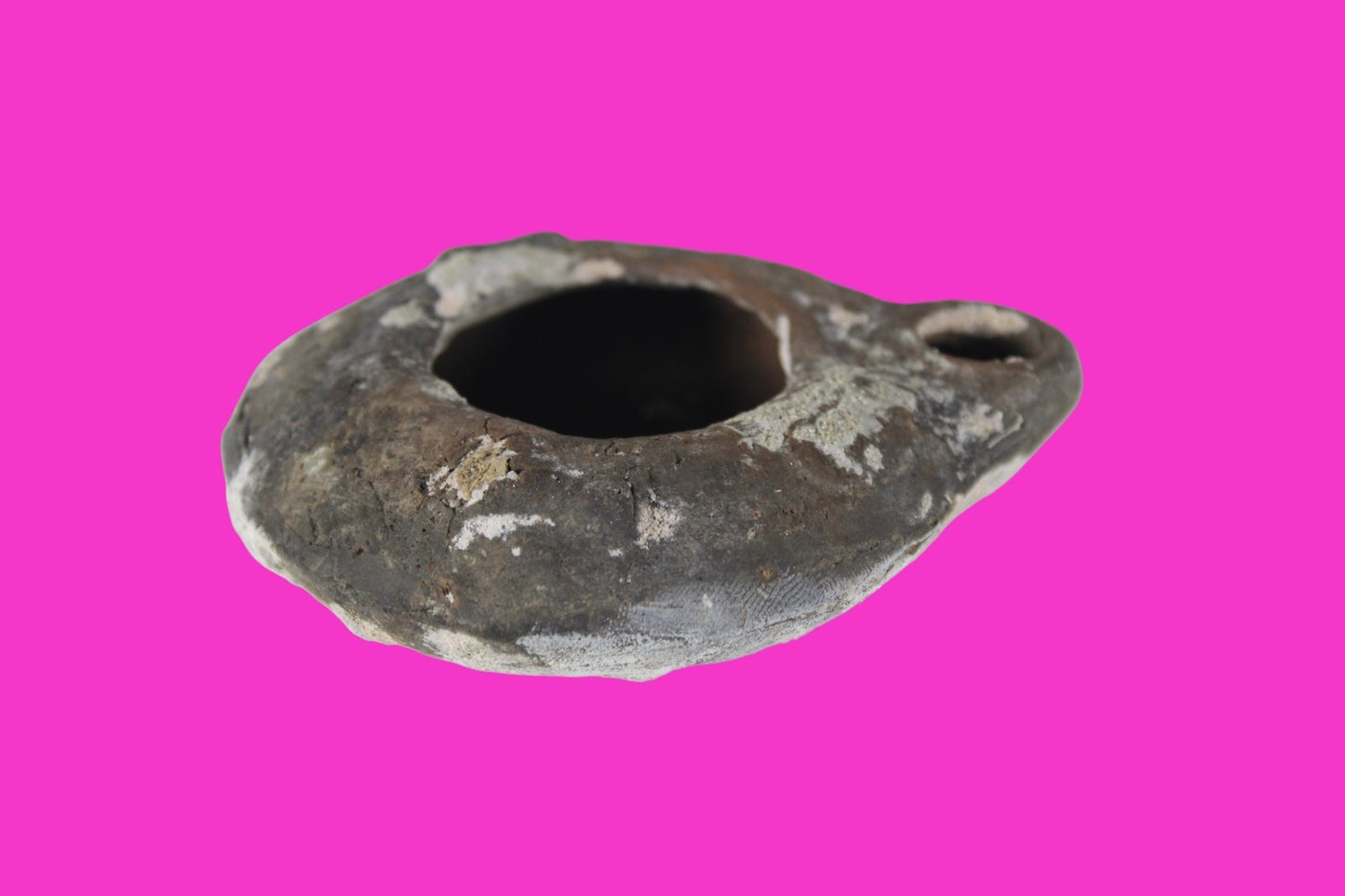 Holy Land Oil Lamp Ancient Artifact Time of Jesus & Apostles 63BC-323AD COA 165