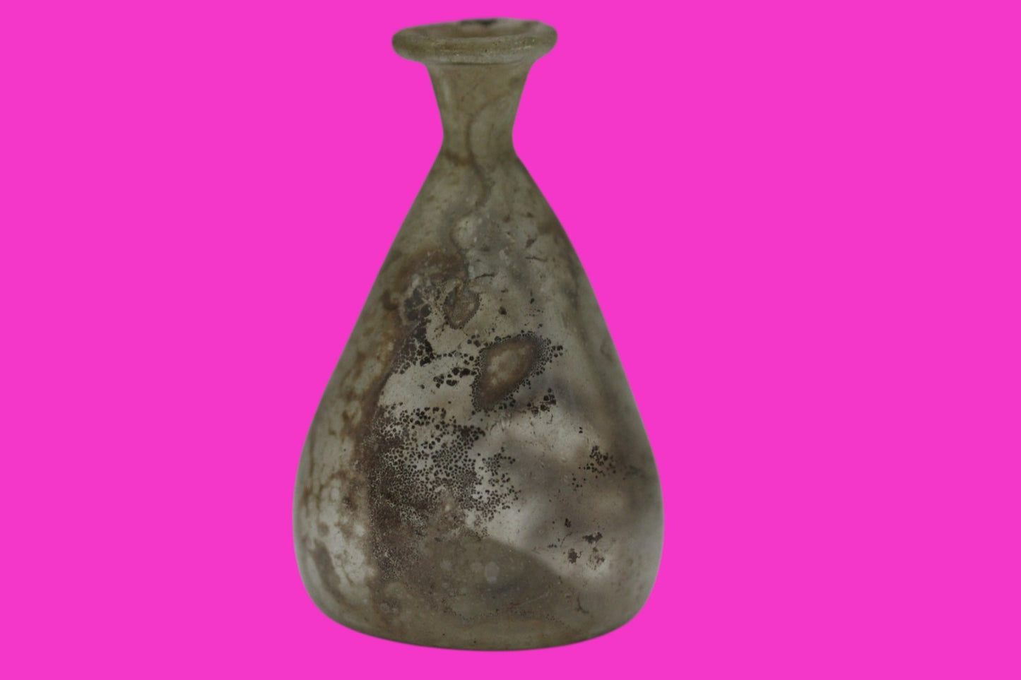 Ancient Holy Land Glass Bottle Authentic Artifact 100-300 AD Roman Era COA J08