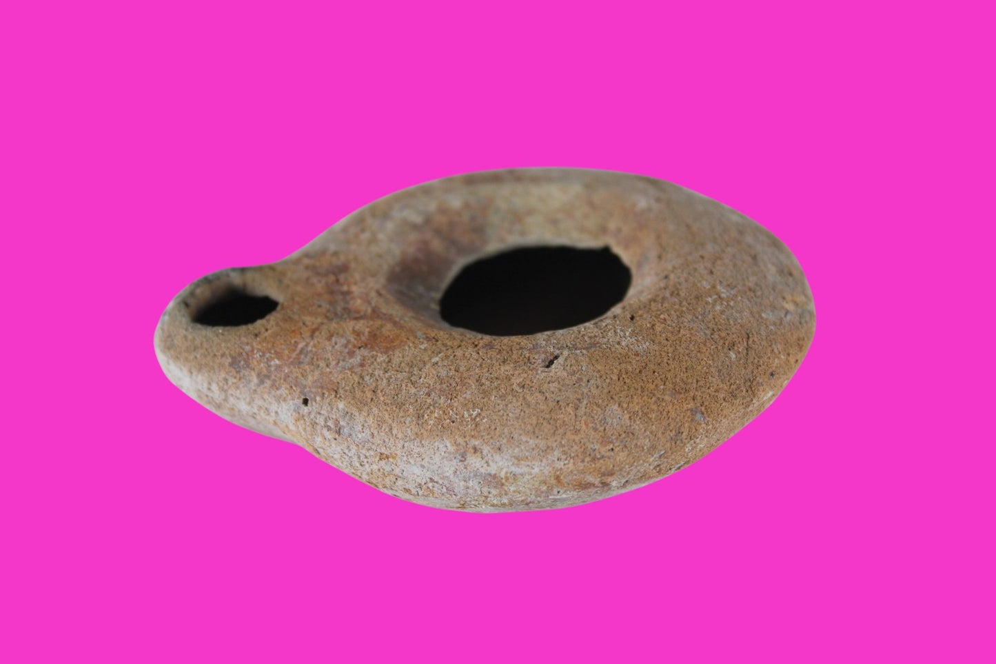 Holy Land Oil Lamp Ancient Artifact Time of Jesus & Apostles 63BC-323AD COA 161