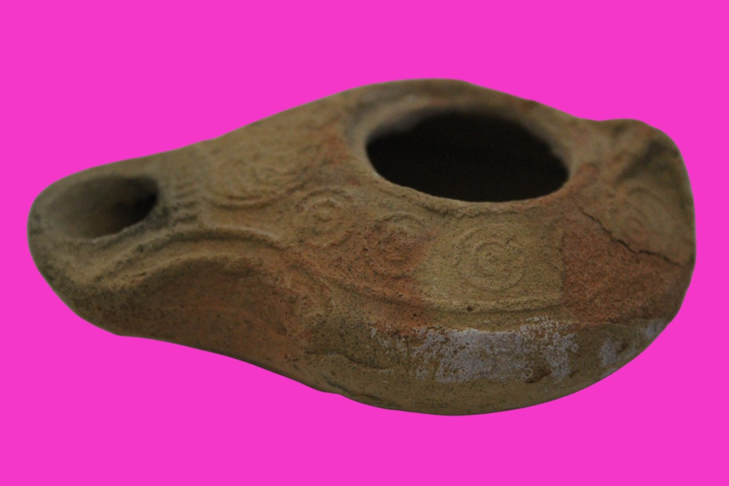 Ancient Holy Land Oil Lamp Artifact From Jesus Christ Home Land 100-500AD COA 50