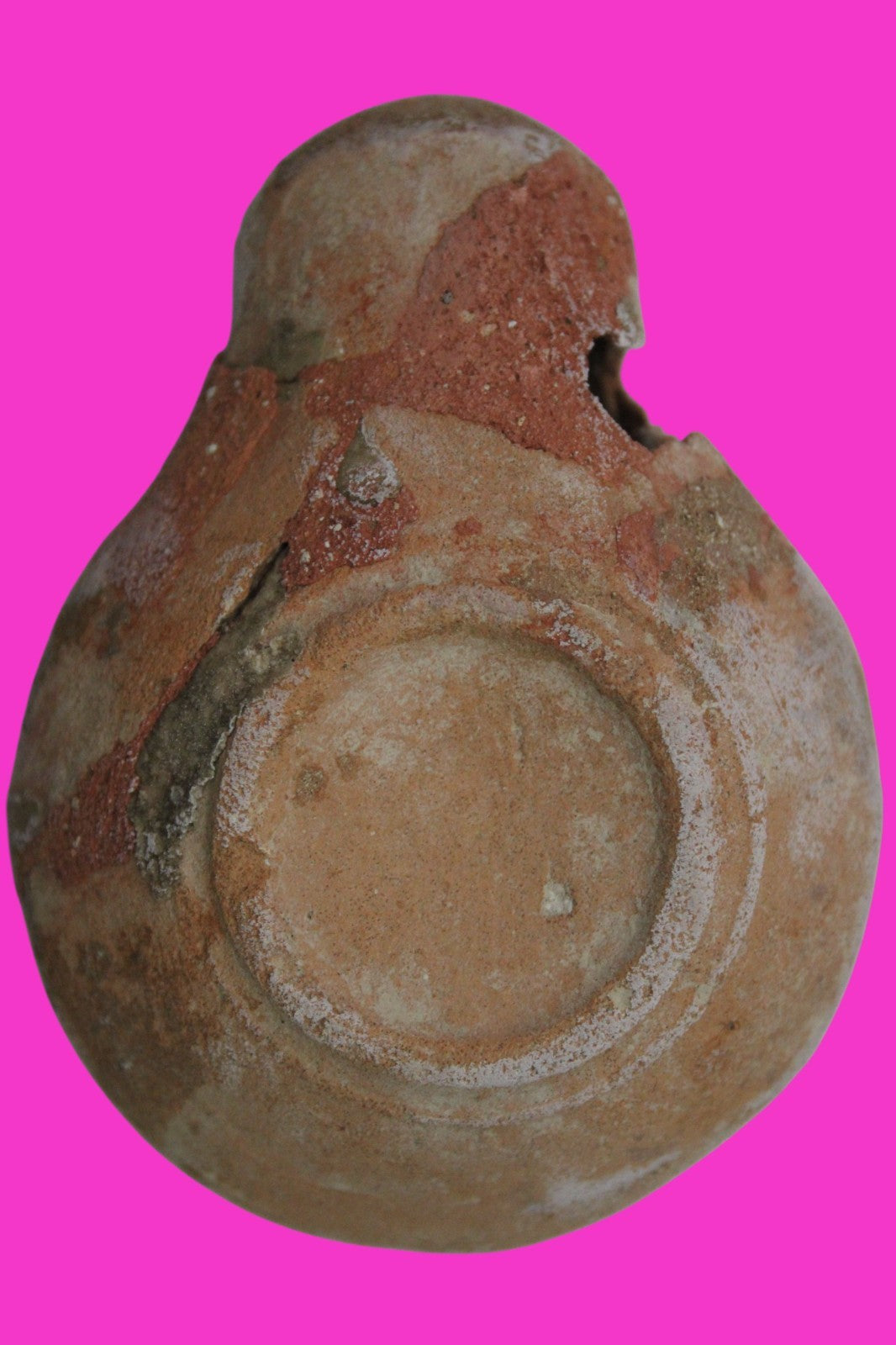 Holy Land Oil Lamp Ancient Artifact Time of Jesus & Apostles 63BC-323AD COA 164