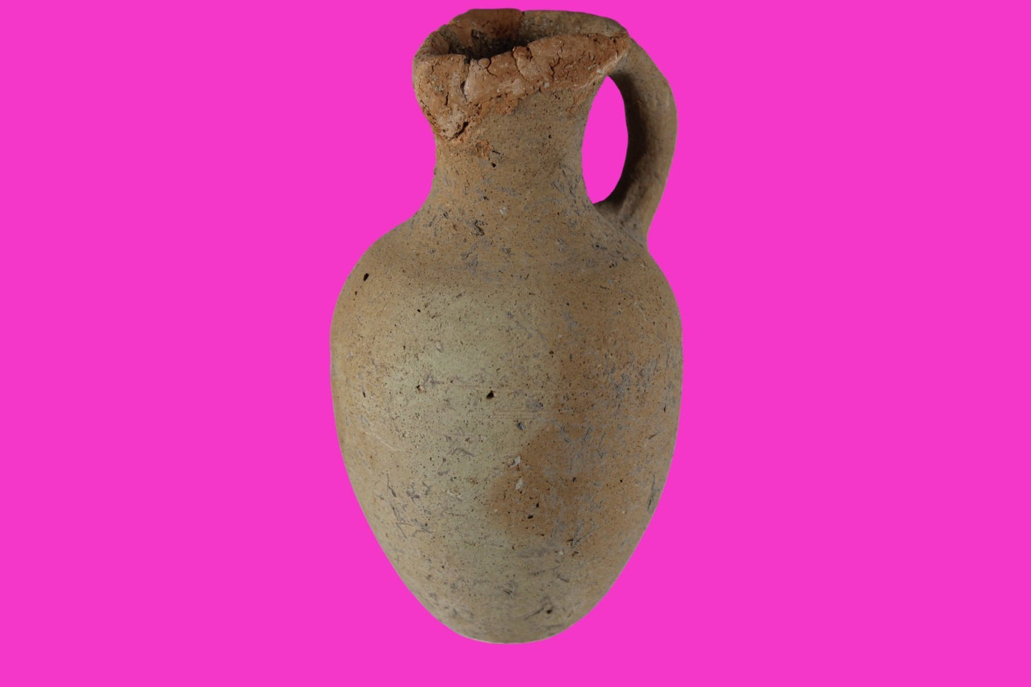 Time of Samson Holy Land Artifact Ancient 3100 Year Old Jug 1200-1000 BC COA 75