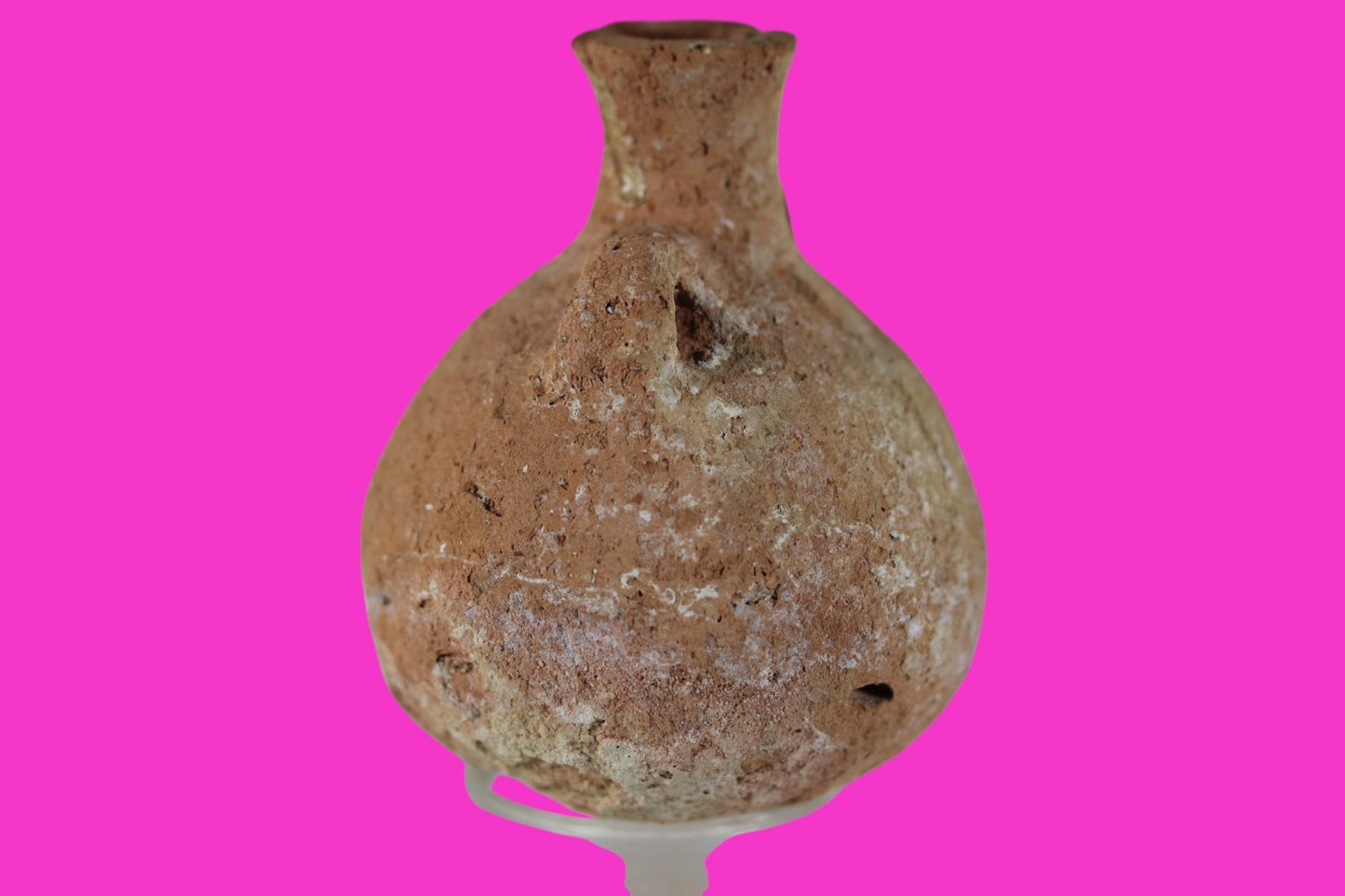 Time of Samson Holy Land Artifact Ancient Rare Anointing Jar 1200-1000 BC COA 82