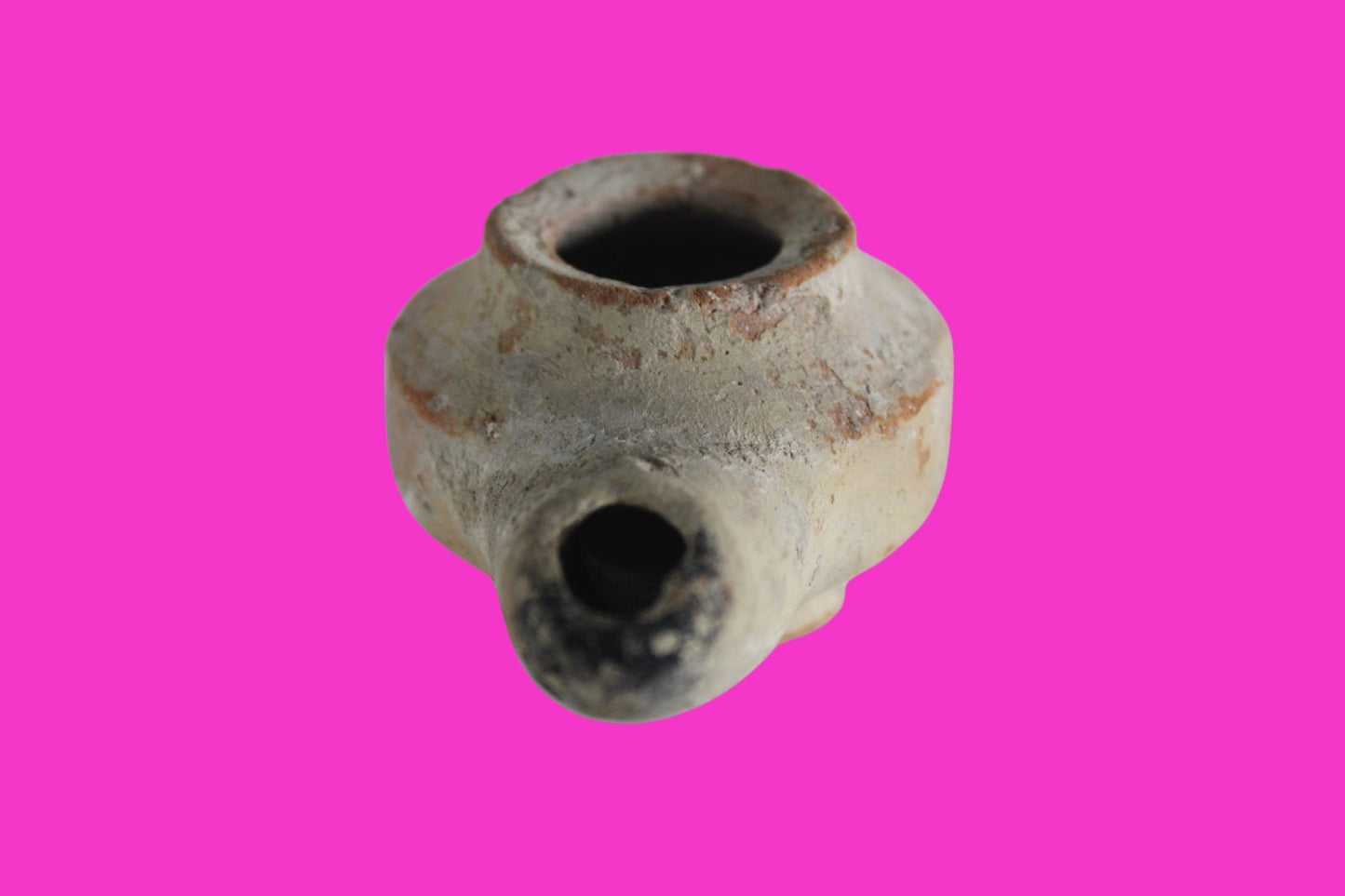 Holy Land Oil Lamp Ancient Artifact Alexander the Great Era 332-63 BC COA 233