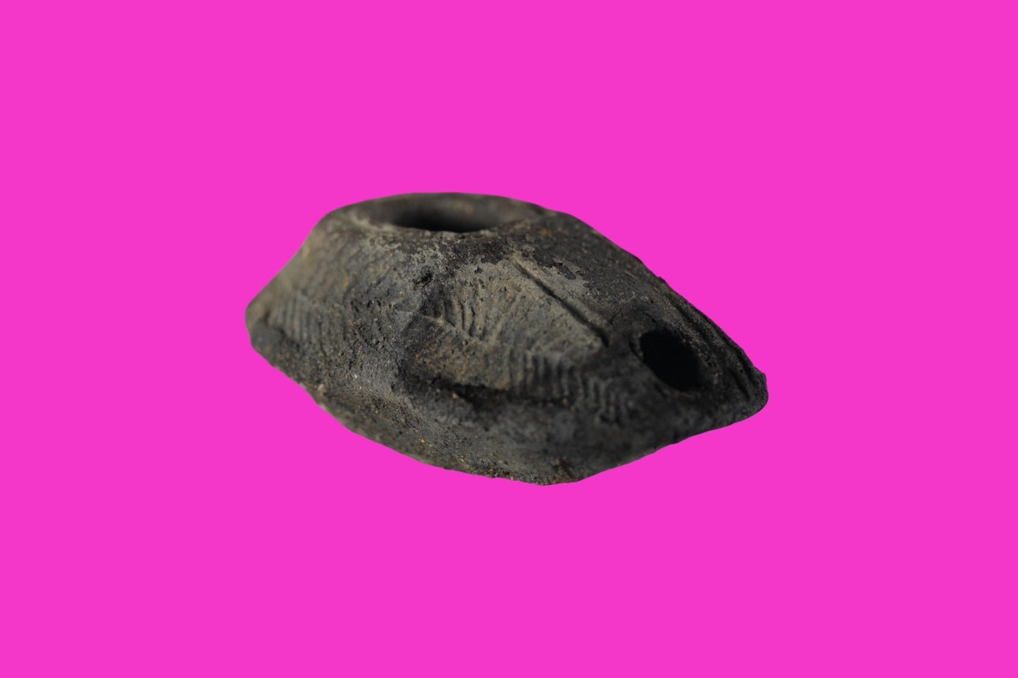 Time of the Christians Oil Lamp Ancient Holy Land Artifact 313-636 AD COA 20