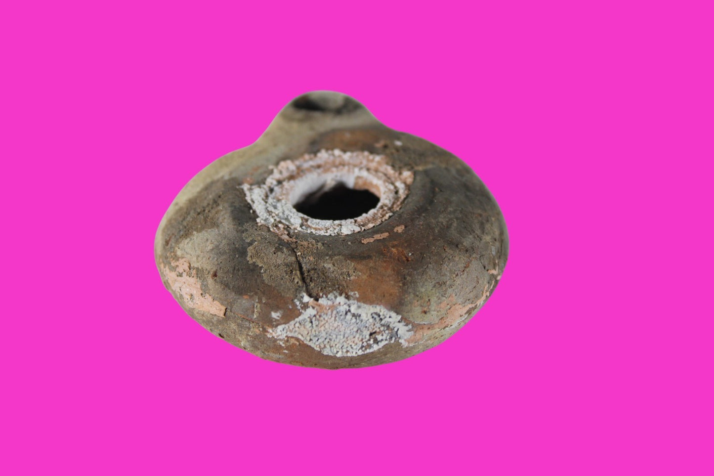 Holy Land Oil Lamp Ancient Artifact Time of Jesus & Apostles 63BC-323AD COA 156