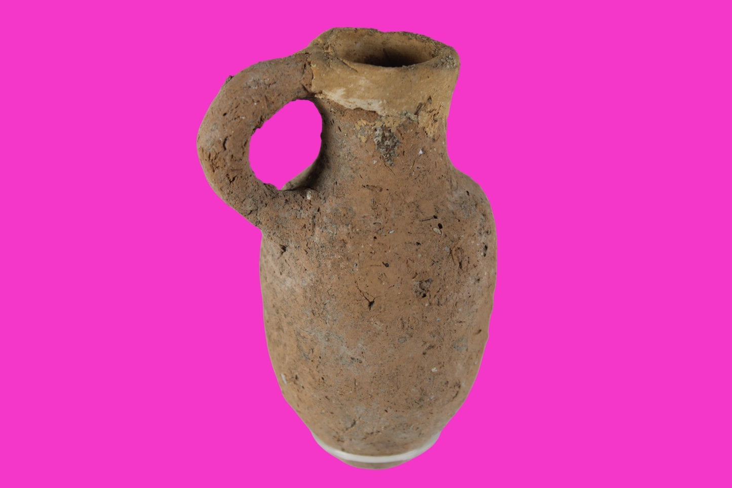 Time of Samson Holy Land Artifact Ancient 3100 Year Old Jug 1200-1000 BC COA 76