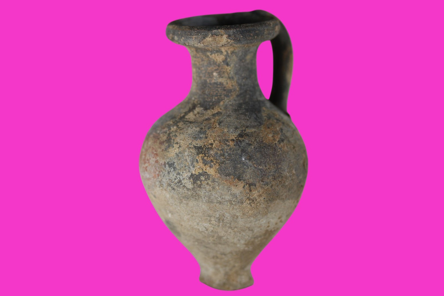 Time of Jesus Christ Holy Land Artifact Herodian Oil Jug 37 BC to 73 AD COA Z13