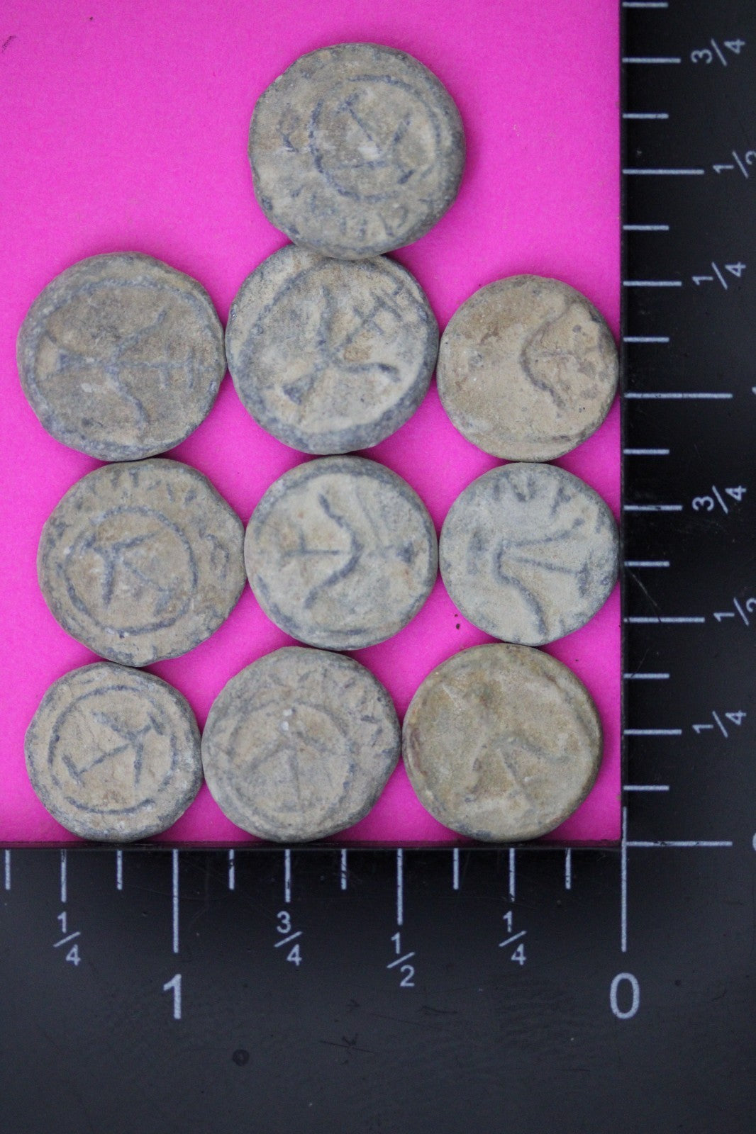 High Quality 10 Widows Mite Coins Holy Land Artifacts Small Leptons COAs Q938