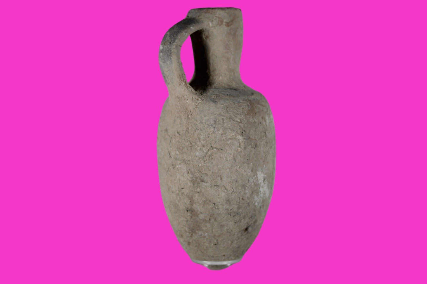Time of Abraham Holy Land Artifact 6 inch Jar Jug Intact 2000 to 1500 BC COA Z09