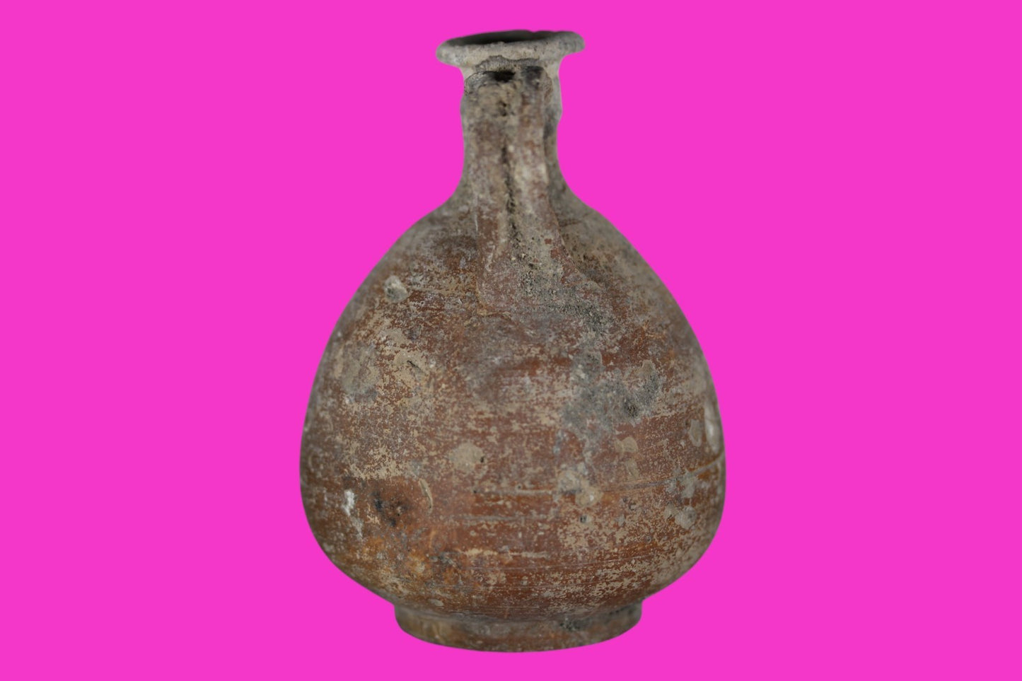 Time of Jesus Christ Holy Land Artifact Herodian Oil Jug 37 BC to 73 AD COA Z12