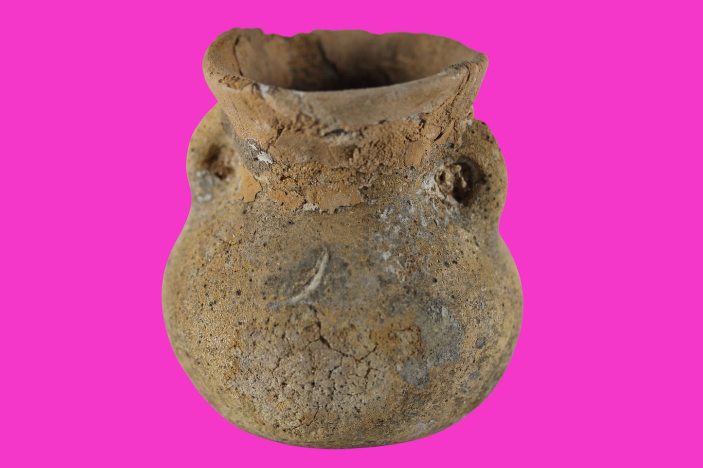 Time of Alexander the Great Holy Land Artifact Ancient Jar 332 BC-63 AD COA 91