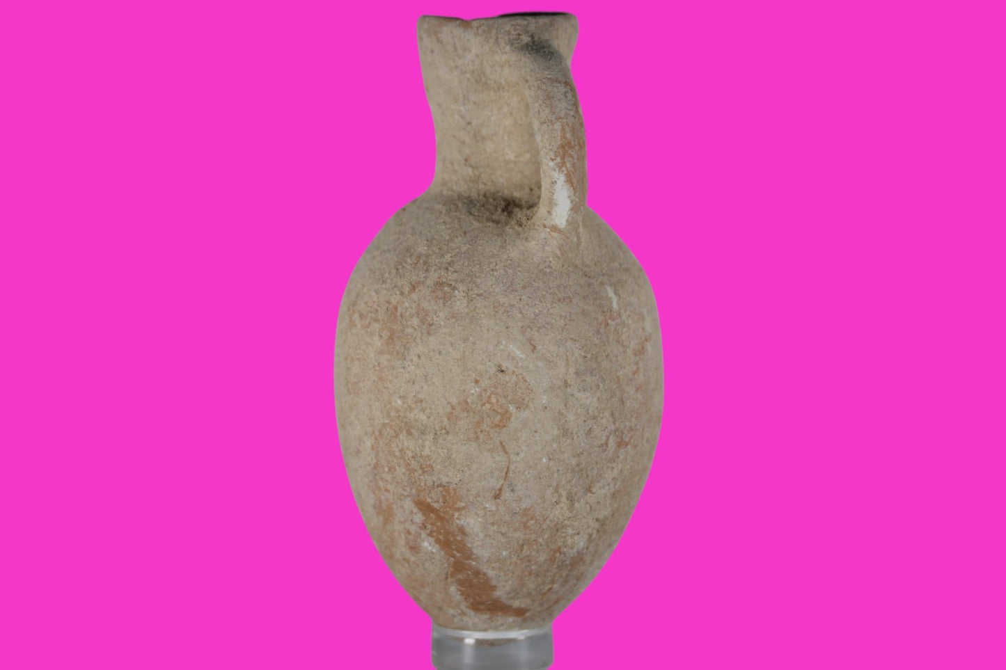 Time of Abraham Holy Land Artifact 6 inch Jar Jug Intact 2000 to 1500 BC COA Z08