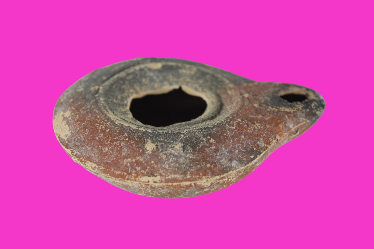 Holy Land Oil Lamp Ancient Artifact Time of Jesus & Apostles 313-636 AD COA 150