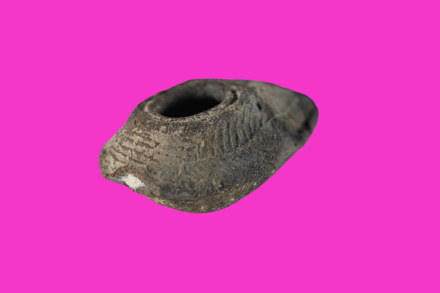Time of the Christians Oil Lamp Ancient Holy Land Artifact 313-636 AD COA 20