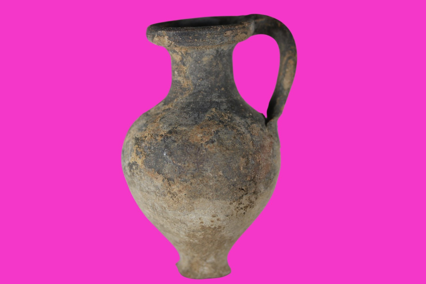 Time of Jesus Christ Holy Land Artifact Herodian Oil Jug 37 BC to 73 AD COA Z13
