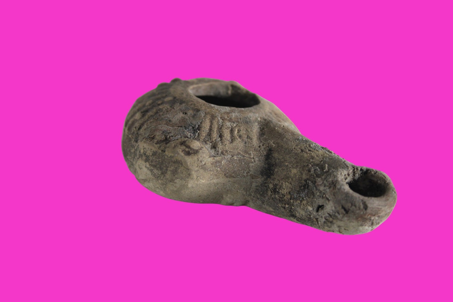 Holy Land Oil Lamp Ancient Artifact Alexander the Great Era 332-63 BC COA 228