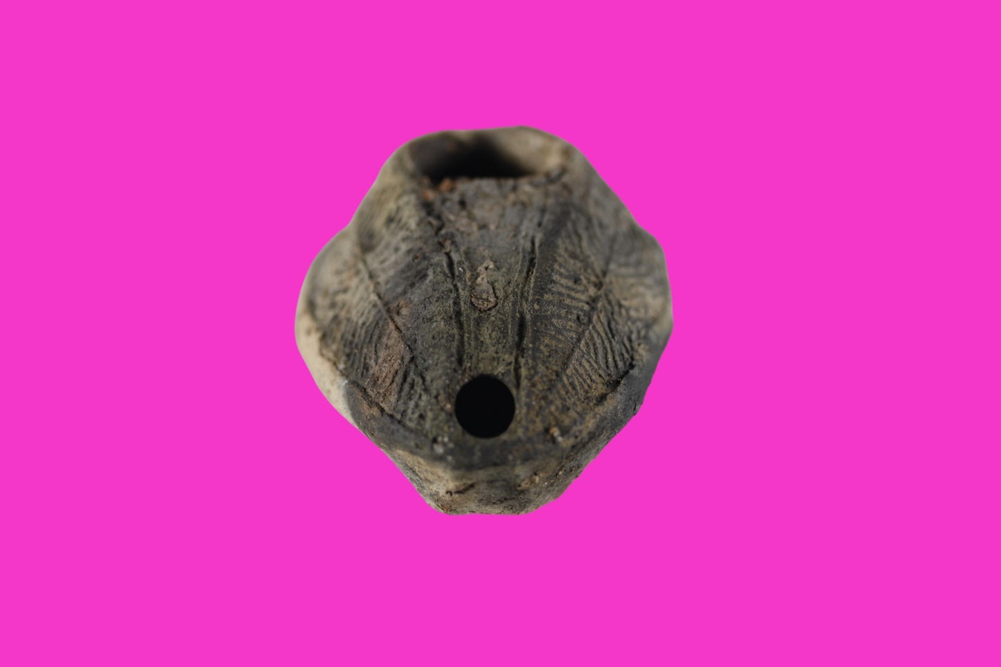 Time of the Christians Oil Lamp Ancient Holy Land Artifact 313-636 AD COA 15
