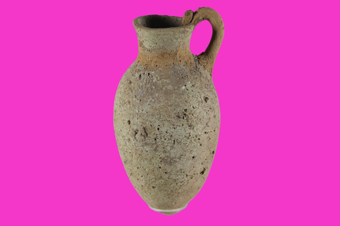 Time of Samson Holy Land Artifact Ancient 3100 Year Old Jug 1200-1000 BC COA 71