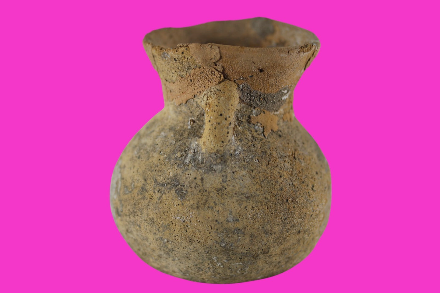 Time of Alexander the Great Holy Land Artifact Ancient Jar 332 BC-63 AD COA 91