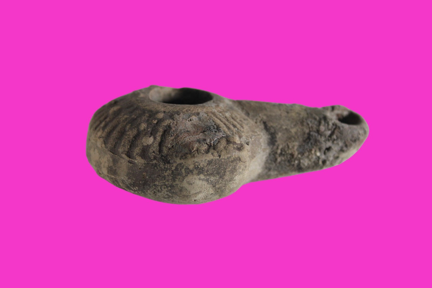 Holy Land Oil Lamp Ancient Artifact Alexander the Great Era 332-63 BC COA 228