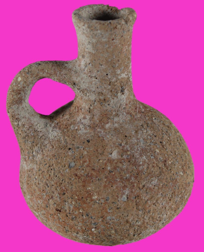 Time of Samson Holy Land Artifact Ancient 3100 Year Old Jug 1200-1000 BC COA 73