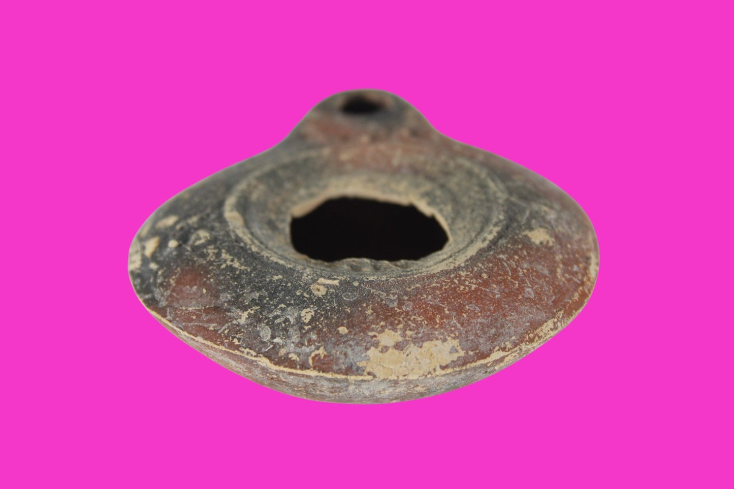Holy Land Oil Lamp Ancient Artifact Time of Jesus & Apostles 313-636 AD COA 150