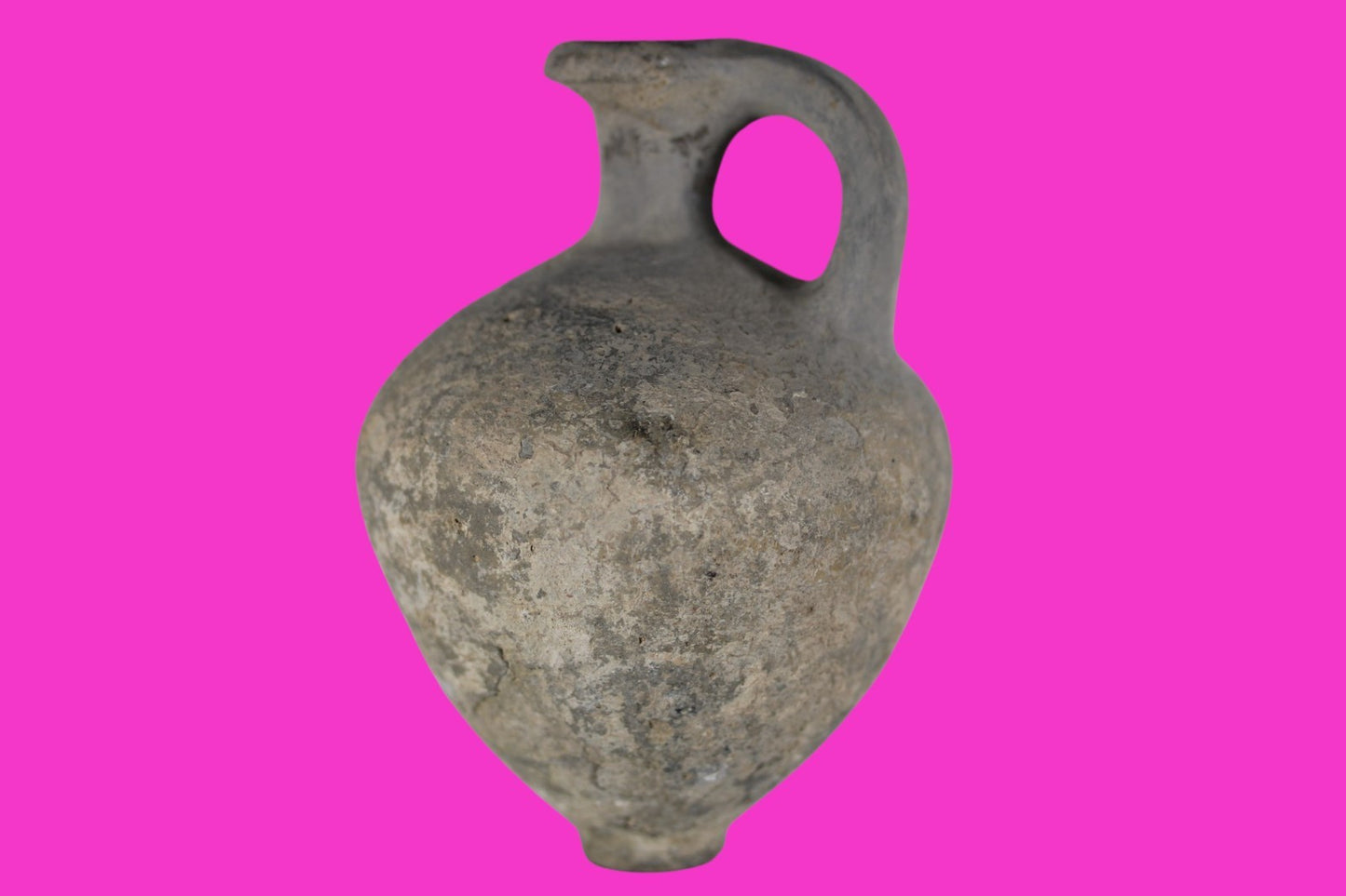 Holy Land Wine Juglet Time Of Joshua Made by Tribe of Dan in Tel Yahud COA Z05