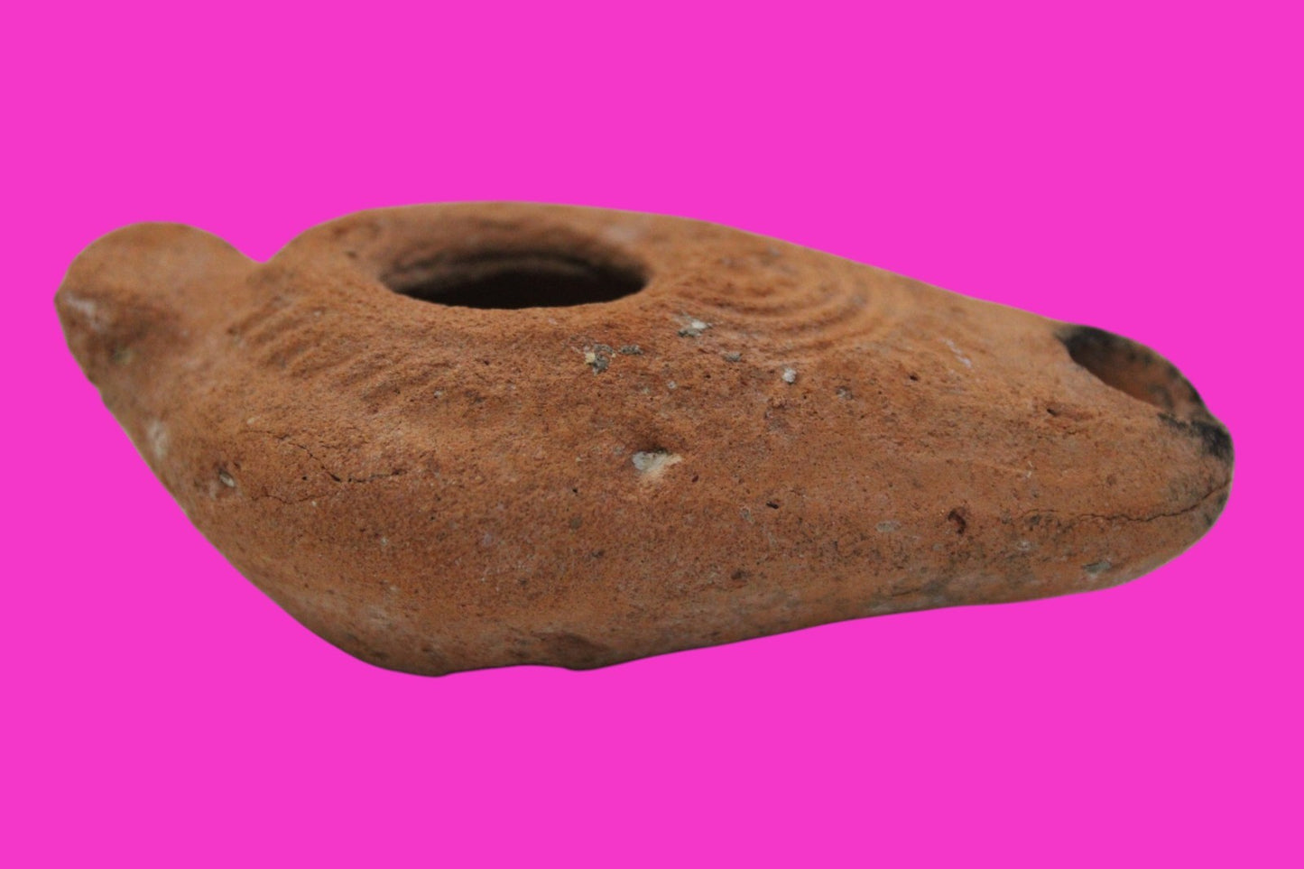 Ancient Holy Land Oil Lamp Artifact From Jesus Christ Home Land 100-500AD COA 56