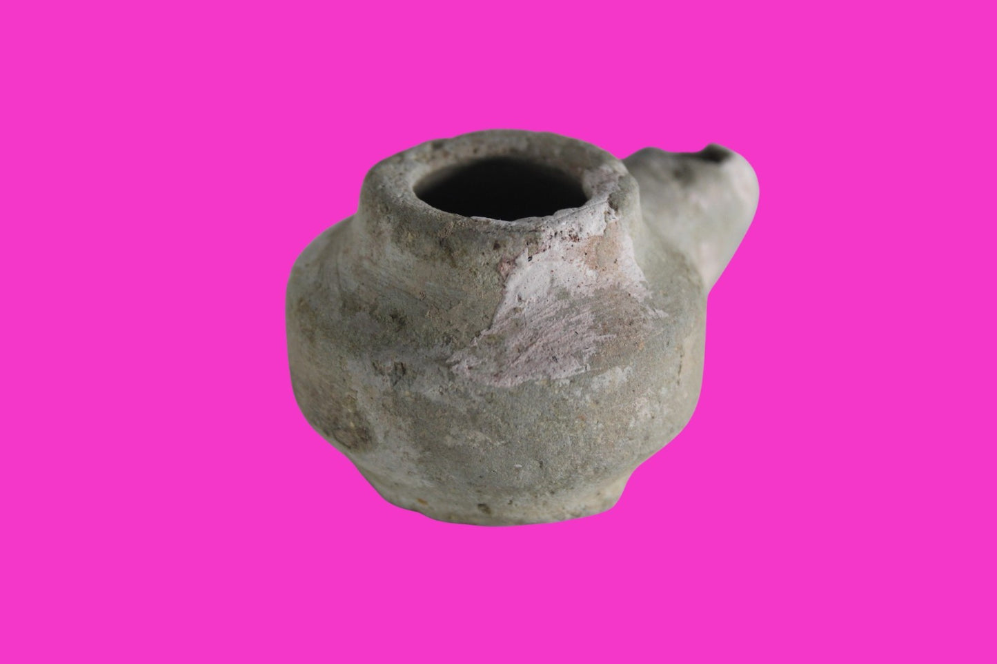 Holy Land Oil Lamp Ancient Artifact Alexander the Great Era 332-63 BC COA 230