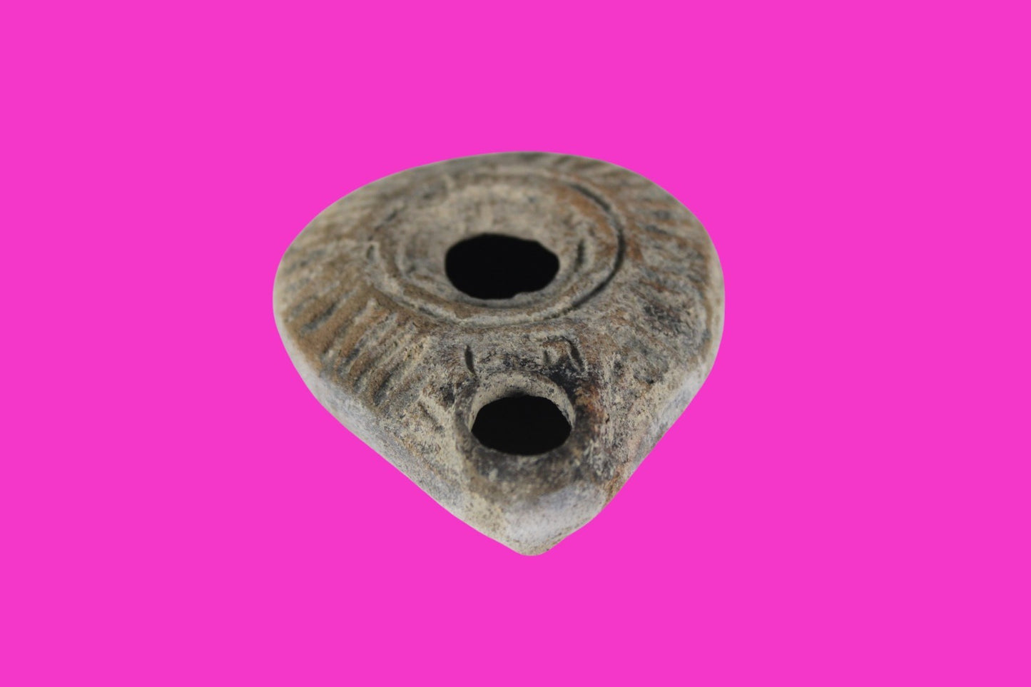 Holy Land Oil Lamp Ancient Artifact Time of Jesus & Apostles 63BC-323AD COA 153