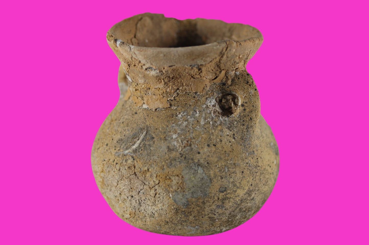 Time of Alexander the Great Holy Land Artifact Ancient Jar 332 BC-63 AD COA 91