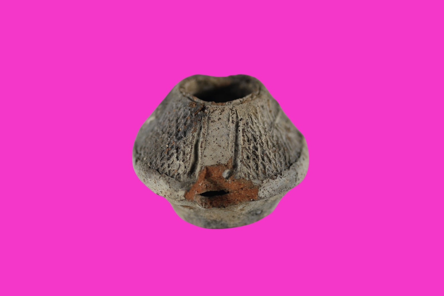 Time of the Christians Oil Lamp Ancient Holy Land Artifact 313-636 AD COA 15