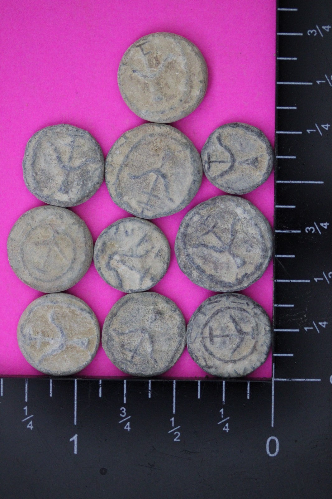 High Quality 10 Widows Mite Coins Holy Land Artifacts Small Leptons COAs Q940