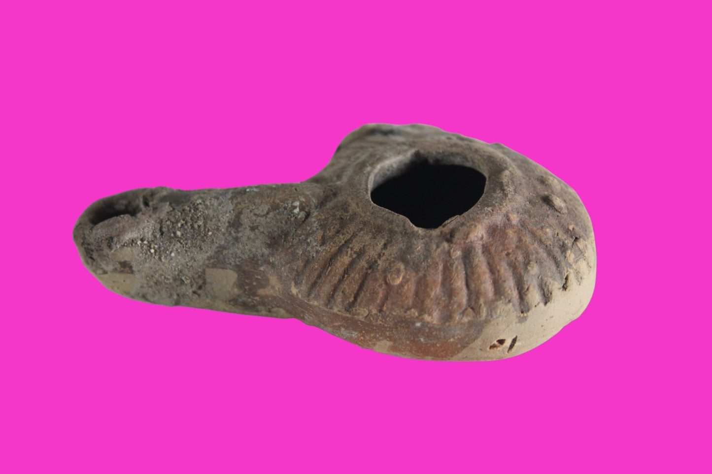 Holy Land Oil Lamp Ancient Artifact Alexander the Great Era 332-63 BC COA 228