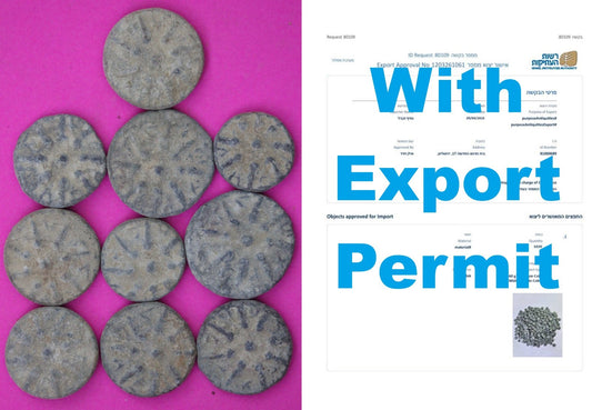 High Quality 10 Widows Mite Coins Holy Land Artifacts Small Leptons COAs Q940