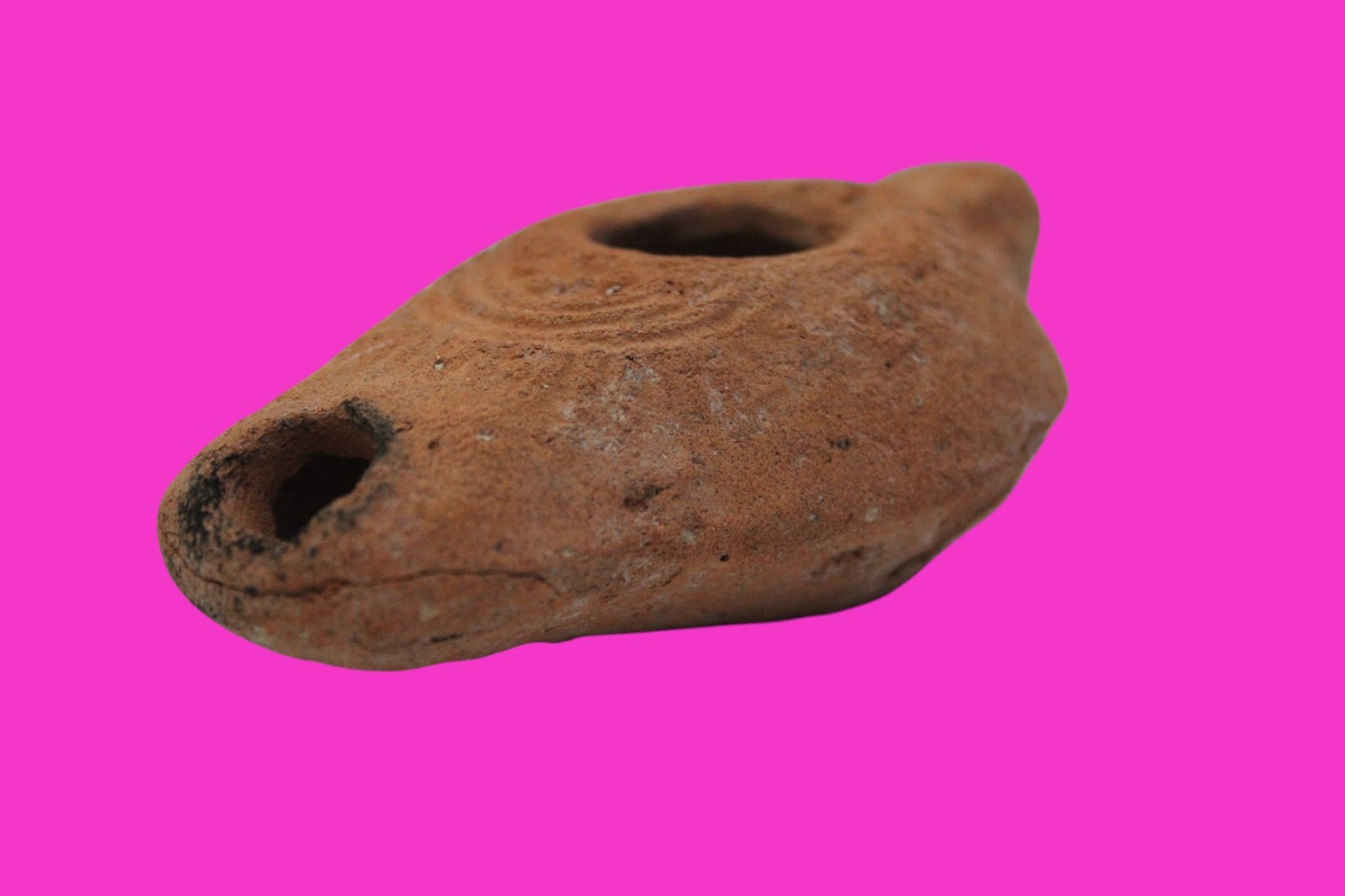 Ancient Holy Land Oil Lamp Artifact From Jesus Christ Home Land 100-500AD COA 56