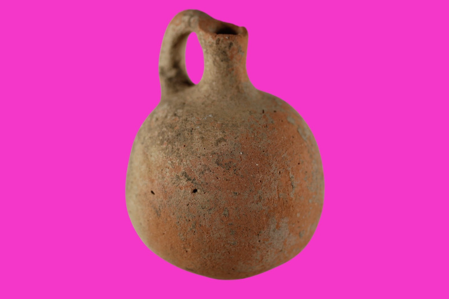 Time of Alexander the Great Holy Land Artifact Ancient Jug 332 BC-63 AD COA 92
