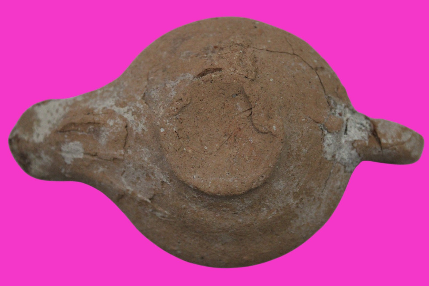 Holy Land Oil Lamp Ancient Artifact Alexander the Great Era 332-63 BC COA 235