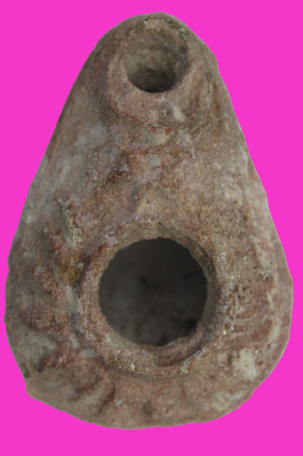 Holy Land Oil Lamp Ancient Artifact Time of the Christians 313-636 AD COA 202
