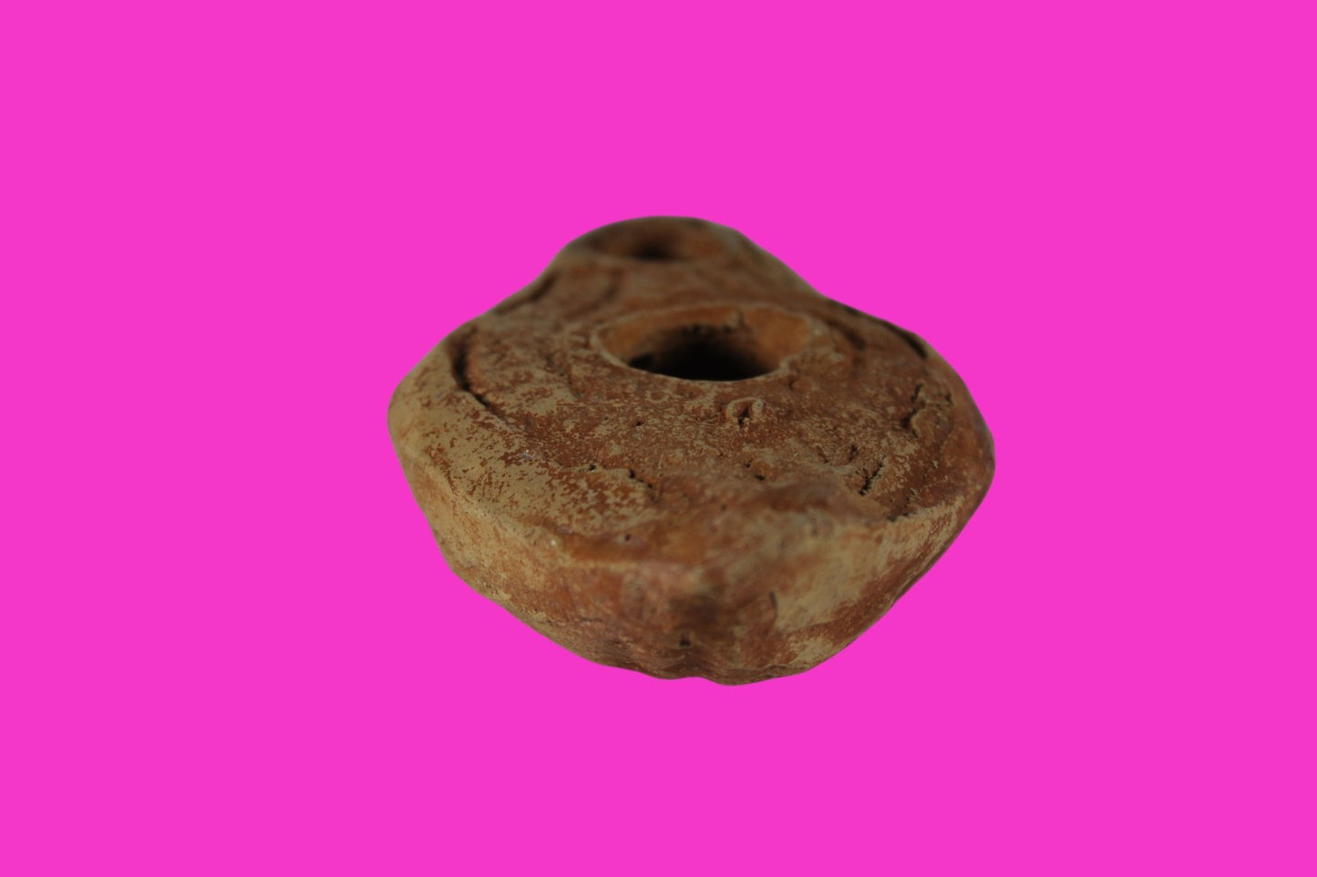 Ancient Holy Land Oil Lamp Artifact  From Jesus Christ Homeland 400-600AD COA 38