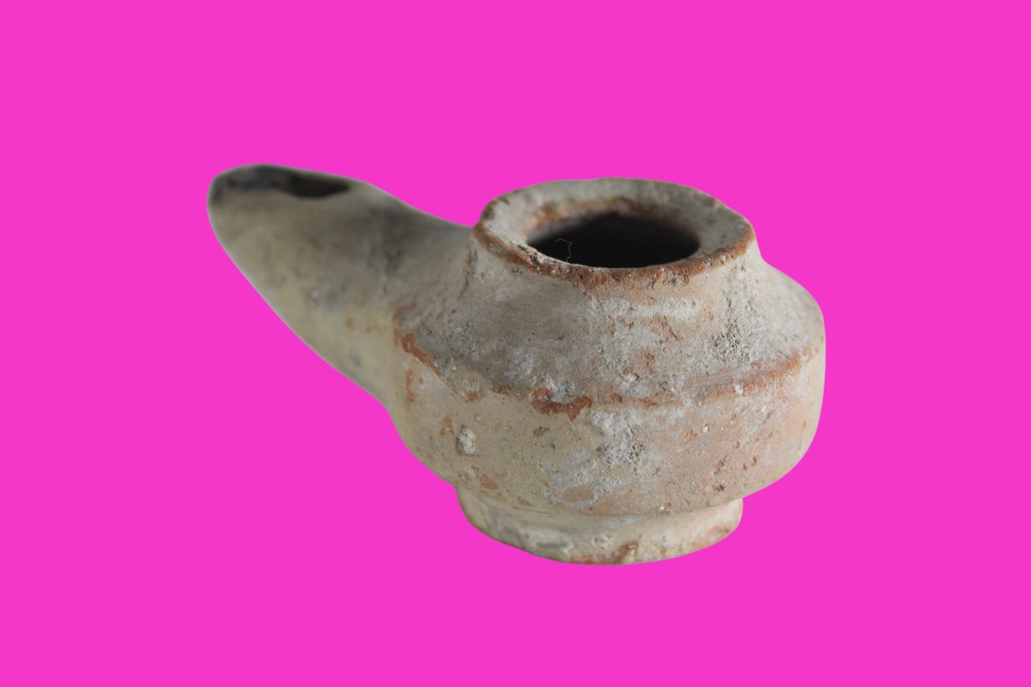 Holy Land Oil Lamp Ancient Artifact Alexander the Great Era 332-63 BC COA 233