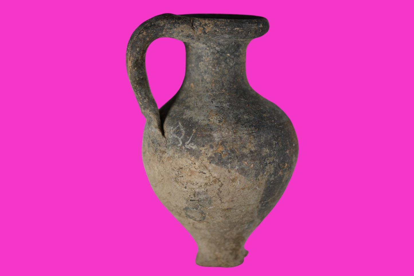 Time of Jesus Christ Holy Land Artifact Herodian Oil Jug 37 BC to 73 AD COA Z13