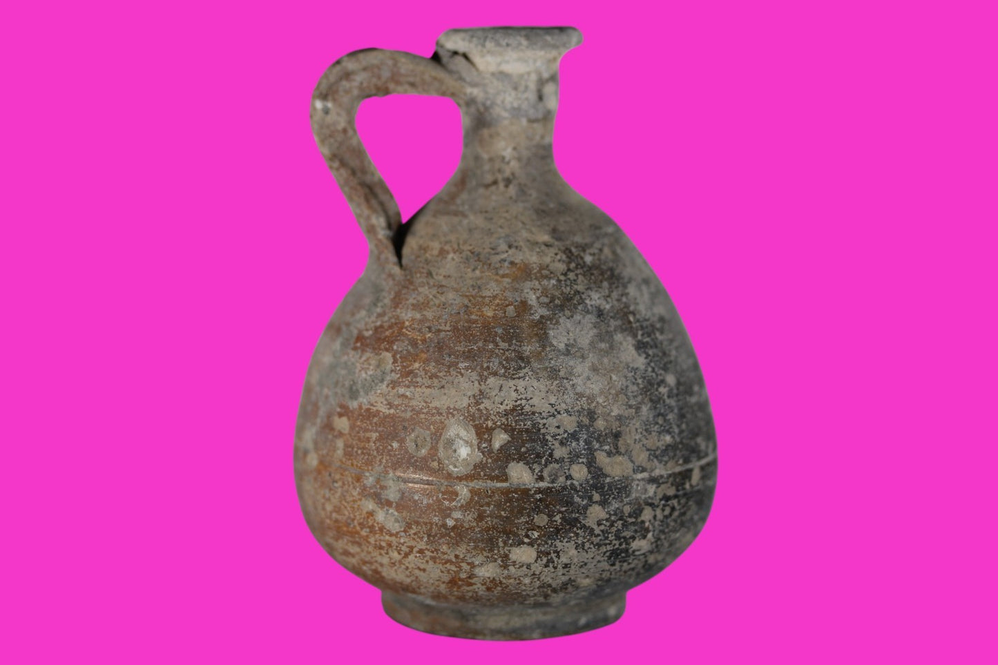 Time of Jesus Christ Holy Land Artifact Herodian Oil Jug 37 BC to 73 AD COA Z12