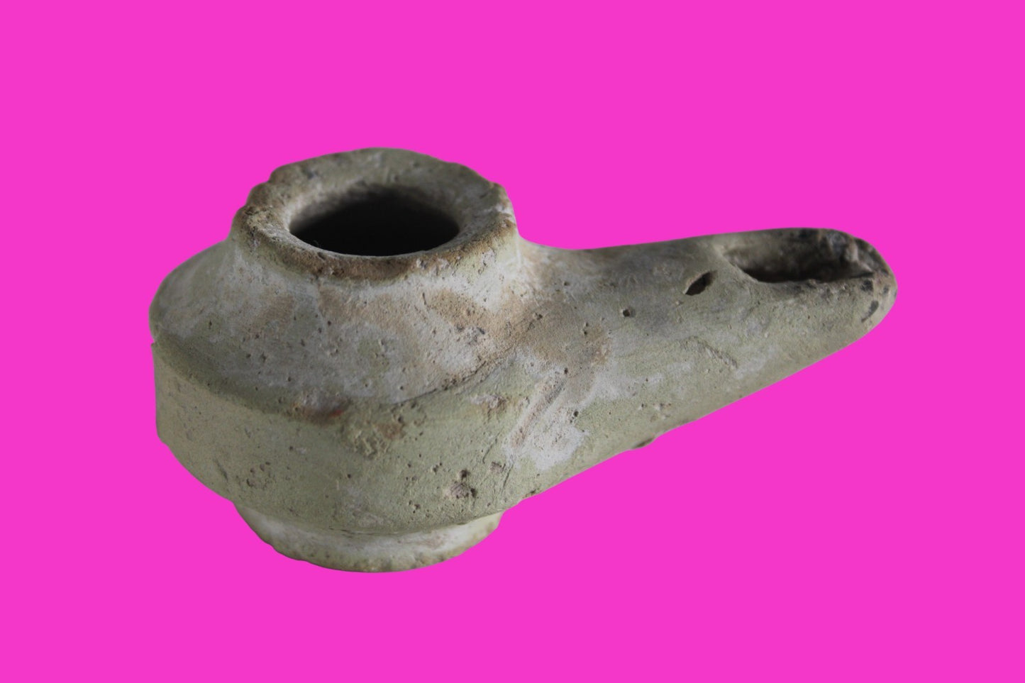 Holy Land Oil Lamp Ancient Artifact Alexander the Great Era 332-63 BC COA 229