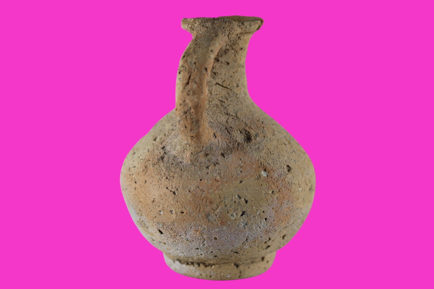 Time of The Christians Holy Land Artifact Ancient Jug Israel 313-636 AD COA 101