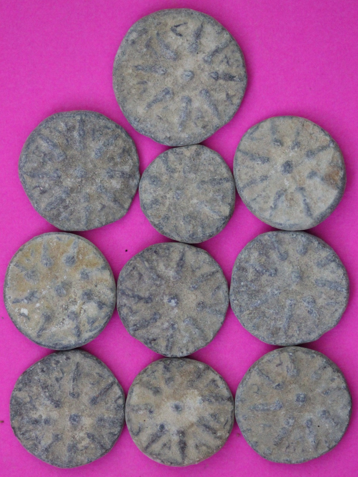 High Quality 10 Widows Mite Coins Holy Land Artifacts Small Leptons COAs Q946
